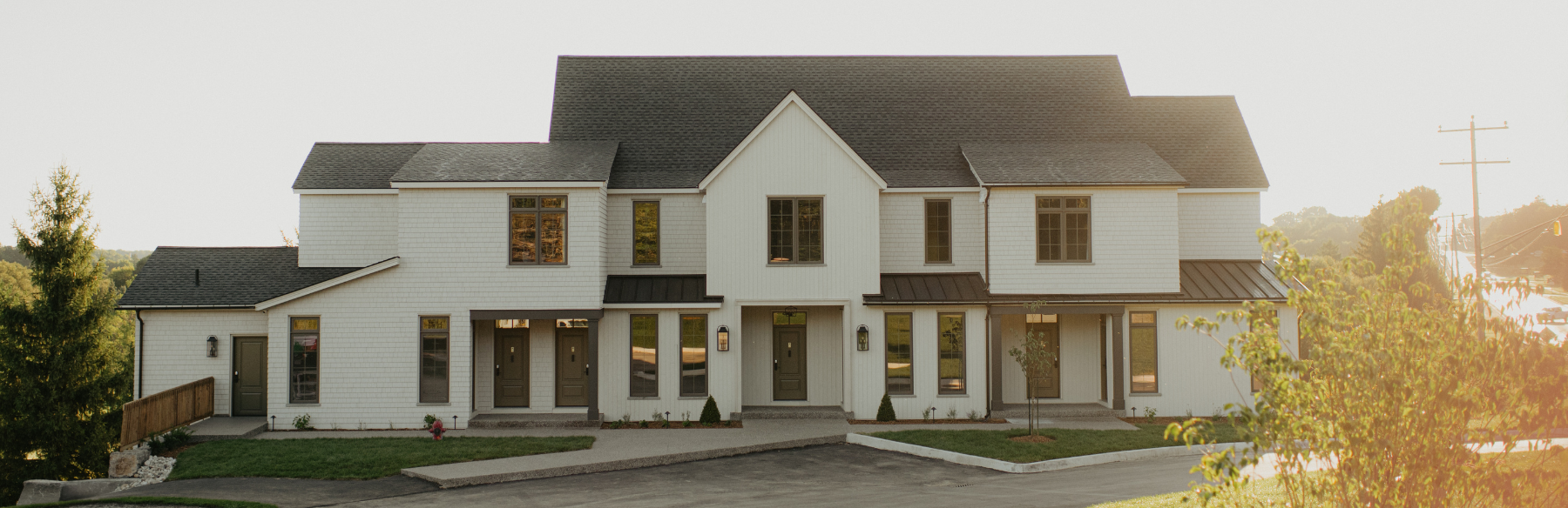 Penrose Suite - outside view of white building