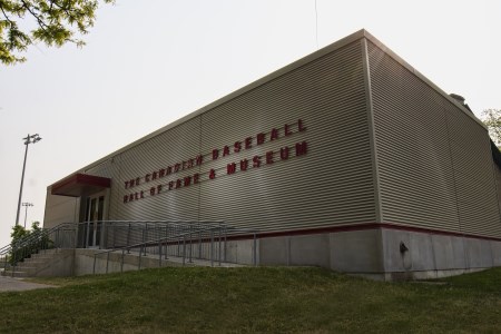 Entrance to the Canadian Baseball Hall of Fame 