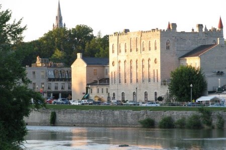 Opera House building overlooking river