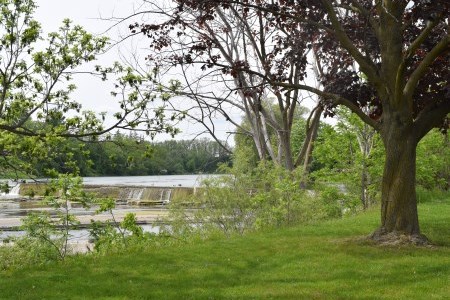 Park overlooking river